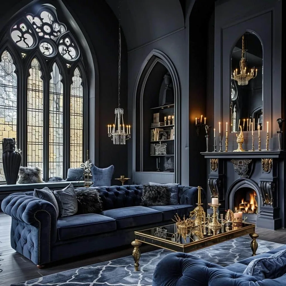 The midnight drawing room